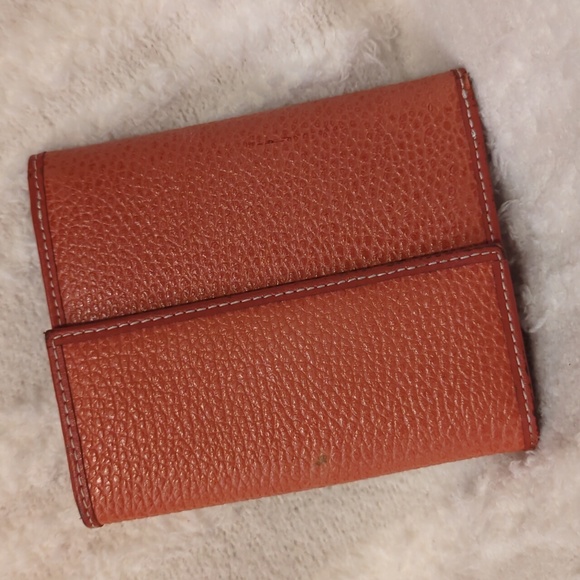 FRANKLIN COVEY LEATHER SPACIOUS WALLET FRONT POCKET & SNAP CLOSE WOMANS USED - Picture 2 of 12